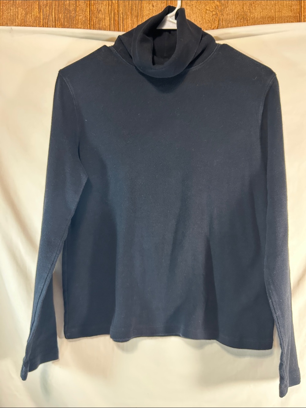 St John’s Bay Women's Black Turtleneck Sweater - Classic Long Sleeve